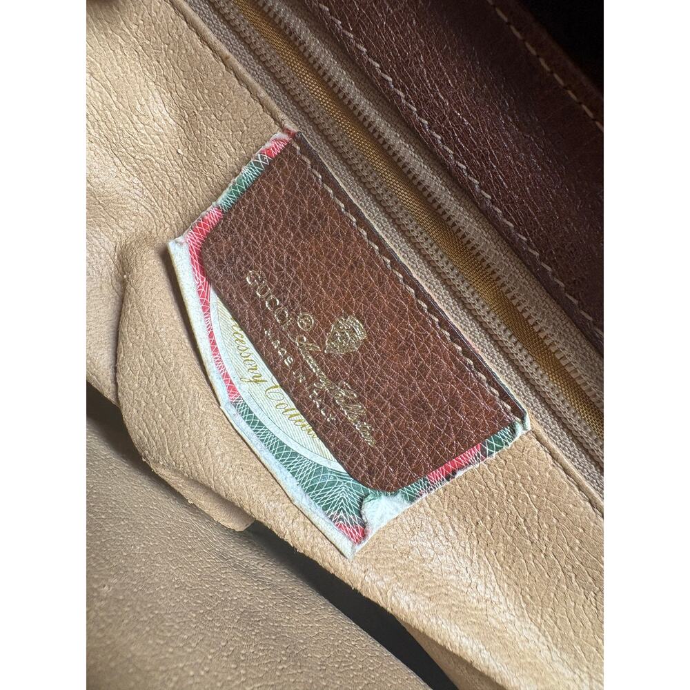 Gucci Vintage shoulder bag beige & brown (lock stem loose) chain strap Brown - Picture 12 of 12